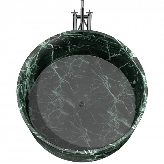 Agape In-Out Freestanding Bathtub in Marble 2