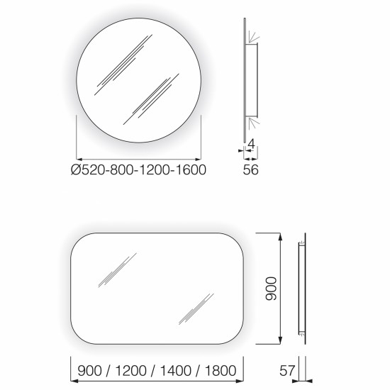Boffi Lotus Mirror 2