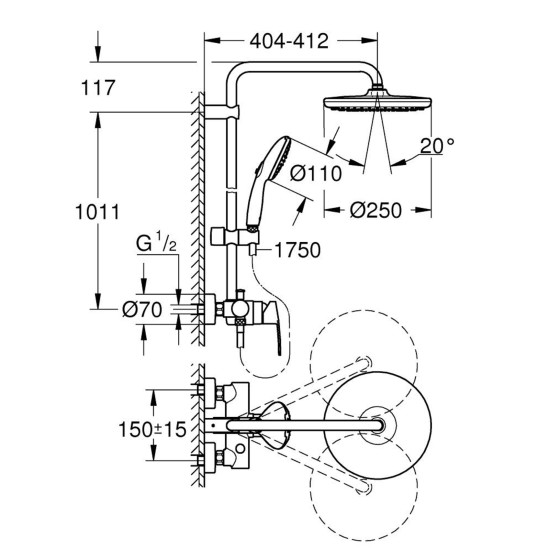 Grohe Tempesta System 250... 2