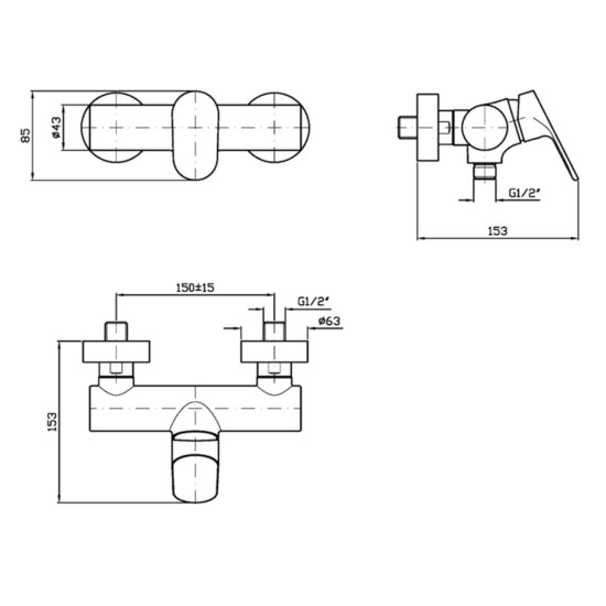 Zucchetti Nikko Shower Mixer 2