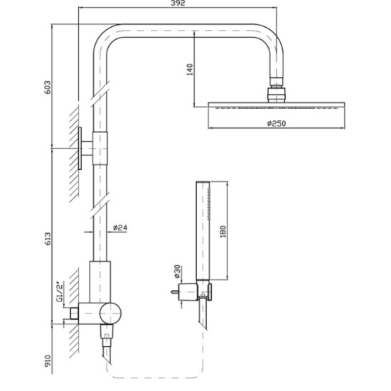 Zucchetti Pan S Shower Column 2