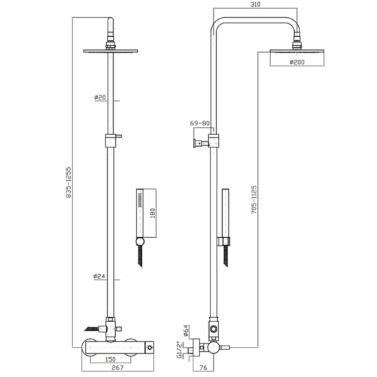 Zucchetti Shower Column 2