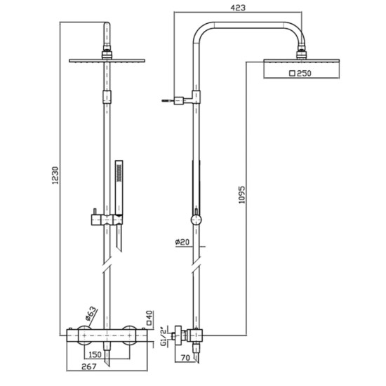 Zucchetti Shower Column 2
